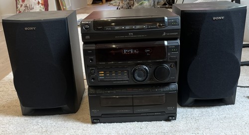 Vintage sony mhc 771 disc - 3, cd