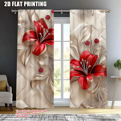 Window curtains polyester - window,