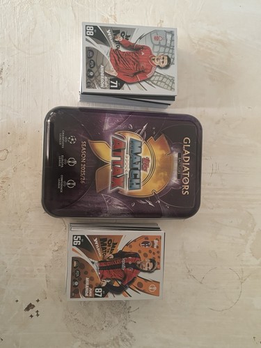 Match attax tin and - match,