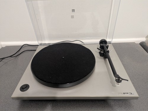 Rega rp1 turntable silver - rp1, silver/grey