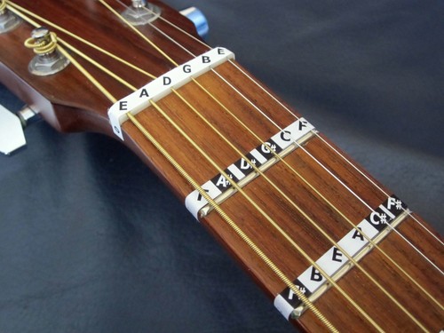 Guitar fretboard music note - fretboard,
