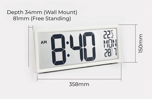 Bestfor large digit lcd - digit, alarm