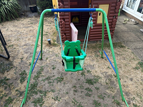 Metal outdoor swing frame - metal,