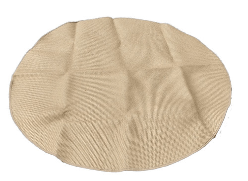 Round area rug - rug, jute