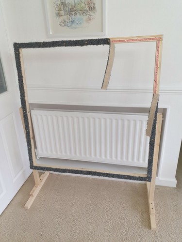 Rug hooking frame punch - hooking, /