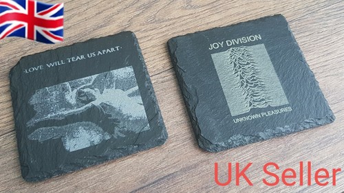 Joy division two slate coaster - joy,