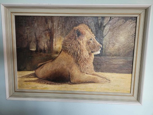 Vintage 1970 original oil - vintage, 1970's
