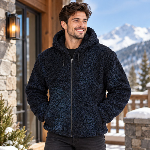 Men genuine persian - men's, fur