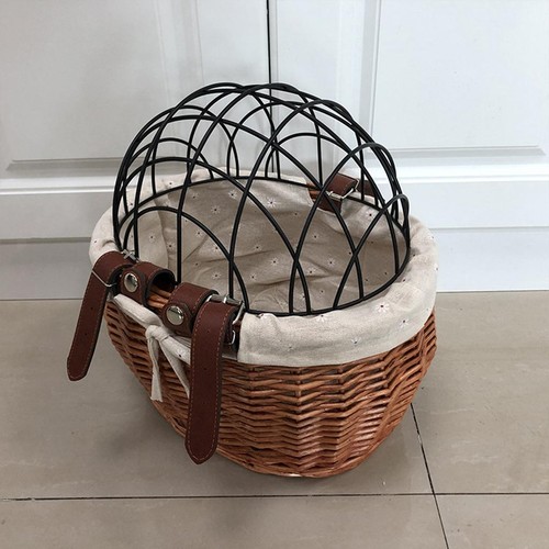 Bike basket wicker bicycle - basket,