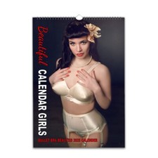 Sexy Beautiful Calendar Girls Bullet Bra Babes personalised | 2026/27 Calendar