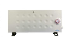 Aironic White Slimline Convection Panel Heater Thermostat Dial 1000W IPX4 wall