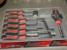 Snap On 7 piece screwdriver set incl ratchet ratcheting SGDX60RATR New Sealed