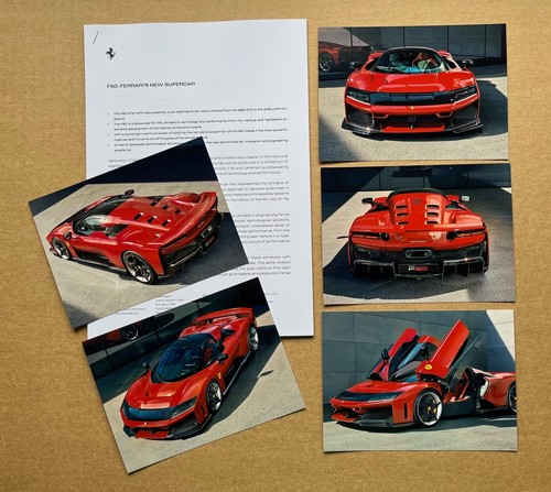 Ferrari f80 press photographs - f80,