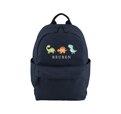 Personalised dinosaur rucksack - dinosaur,