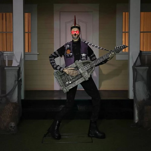 Halloween 6ft skeleton punk - skeleton,