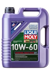 10W60 Engine Oil Fully Synthetic oil Race Tech GT1 A3 B4 SN Liqui Moly 8909