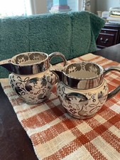 WEDGWOOD Of Etruria & Barlaston Made In England Silver Luster Resist