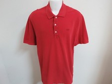 2XL Red Lacoste Vintage Wash