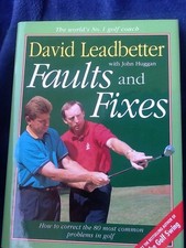 Golf Faults and Fixes David Leadbetter John Huggan 1994 0002185113 NEW HARDBACK 