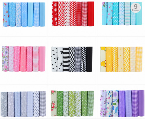 Craftsfabrics 7pcs 40x50cm - craftsfabrics,