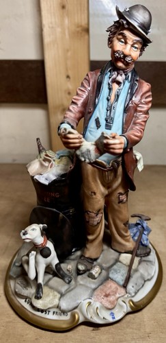 Vintage capodimonte figurine - vintage,