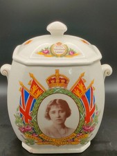 1937 Maling Ringtons Royal Casket King George VI Queen Elizabeth