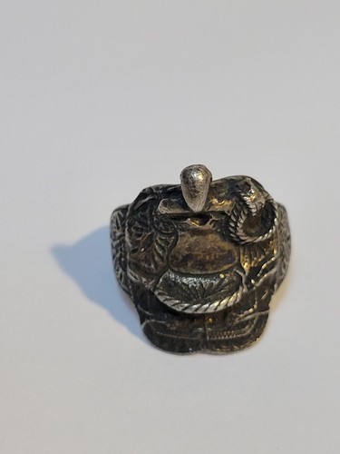 Vintage sterling silver saddle - sterling,