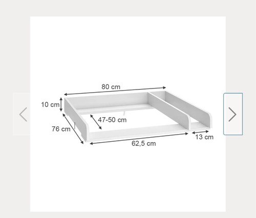 Changing table top wicko - changing,