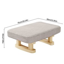 Wooden small footstool - small,