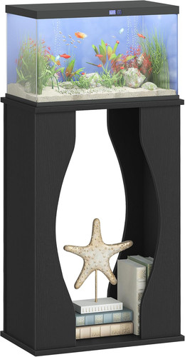 Black gallon aquarium - black,