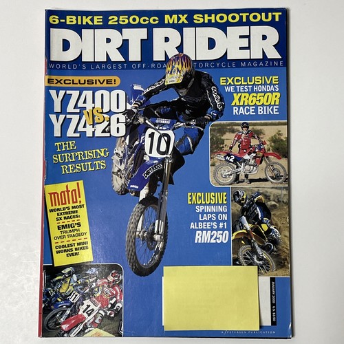 Dirt rider magazine - magazine, 2000