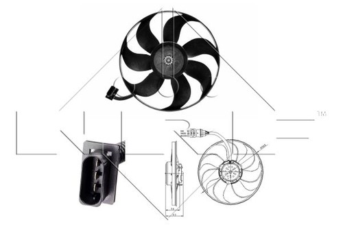 Genuine nrf radiator - nrf, fan