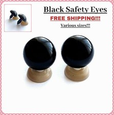 Safety Eyes Black Plastic ALL