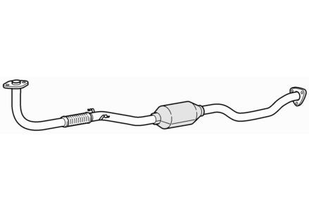 Front exhaust pipe catalytic - exhaust,