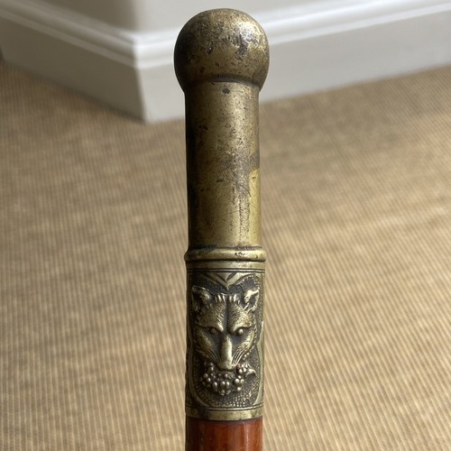 Brass handle riding crop - riding,