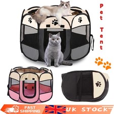 Foldable Soft Fabric Dog Crate Cat Cage Pet Portable Travel Puppy Play Pen Tent
