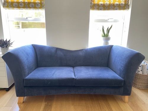 Sofa workshop blue curve - sofa,