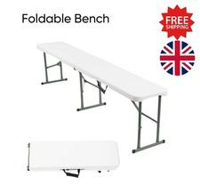 Portable 6ft folding bench - folding,