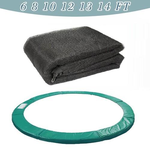 Green trampoline spring cover - trampoline,