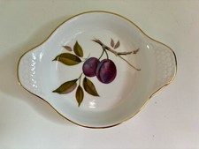 Vintage Royal Worchester Evesham Design Oval Dish China