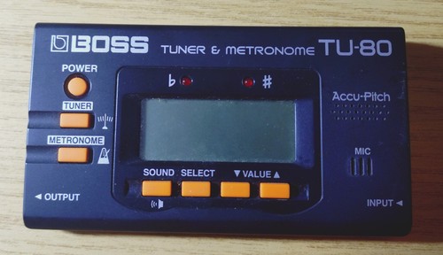 Boss chromatic tuner and - boss,
