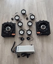 BMW E60 E61 M5 LOGIC 7 TOP HIFI DSP SURROUND SOUND SYSTEM HK OEM FULL SET USED