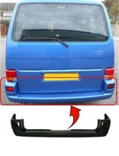 Fits VW Transporter T4 Caravelle 1997-2003 Rear Bumper Black Smooth High Qualit