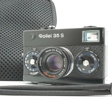 Rollei 35 S Film Camera Black Sonnar 40mm F2.8 Light Meter Not Working Japan