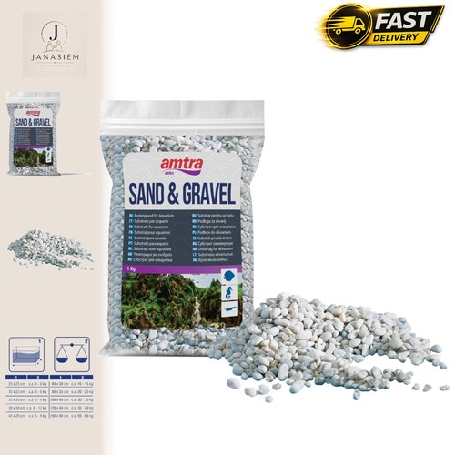1kg coarse white aquarium - 1kg,