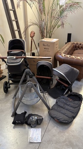 Silver cross wave pram - silver,