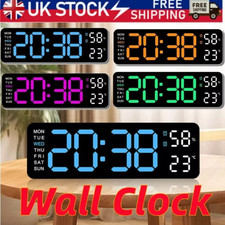 LED Wall Clock with Adjustable
