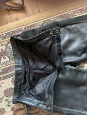Lewis Leather Pants 34 In Good Condition  Motorcycle Protection,  with metal tag