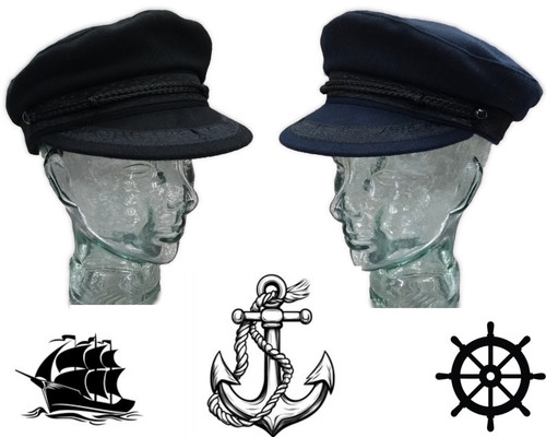 Maritime sailor cap - sailor, cap,