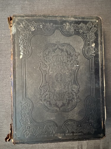 Antique 1838 holy bible - 1838,